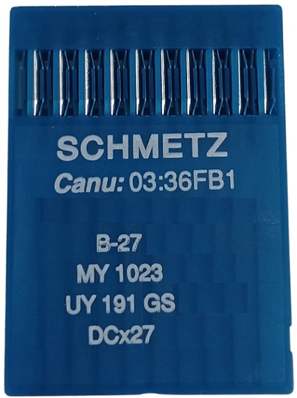 AGUJAS SCHMETZ B-27  P. ALGODON Nº 080 REMALLDORA ALFA 1950,1955